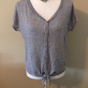 RACHEL ZOE Tie Front Top